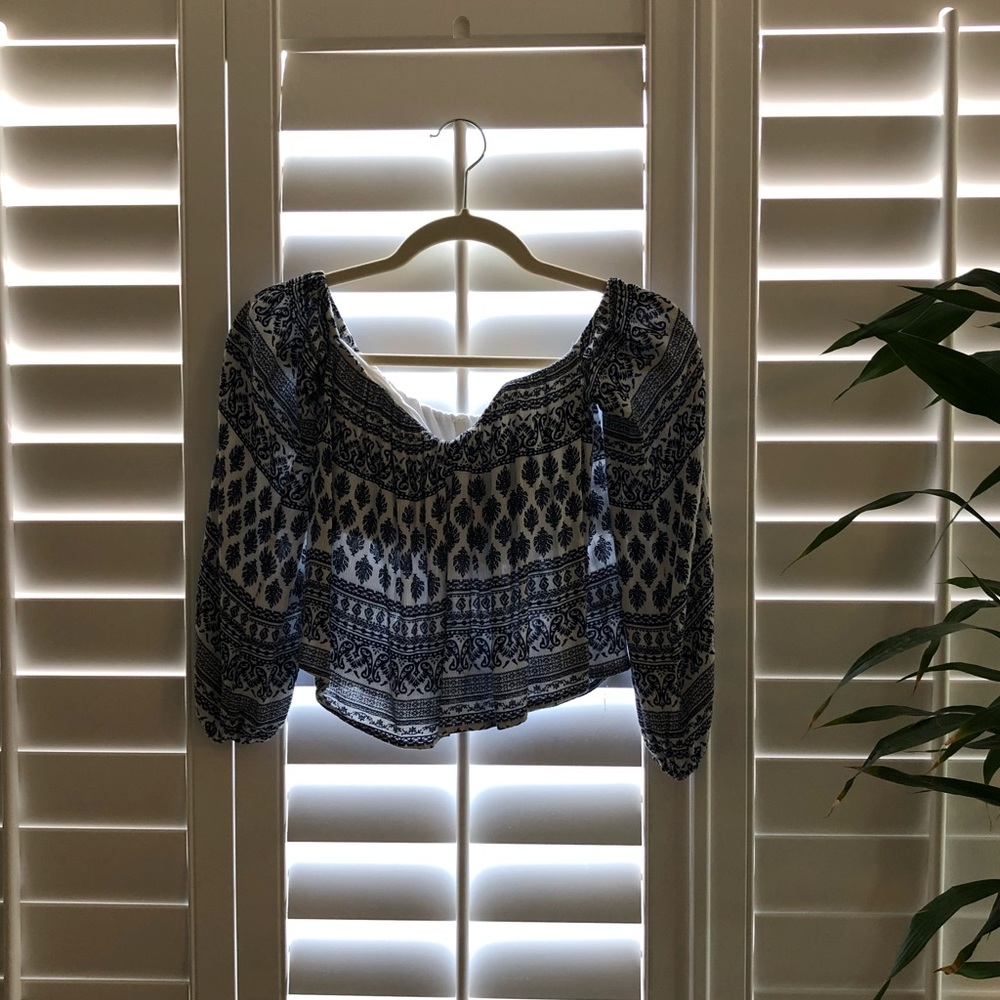 Solemio off the shoulder top